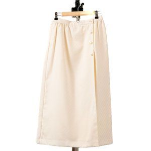 Country Suburbans Vintage Maxi Skirt Cream Womens 12